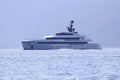 The super-luxury yacht \