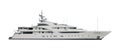 Super luxury Yacht isolated on white background