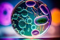 super macro bacteria and viruses. Generative AI, Generative, AI