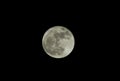 Super moon as seen from Maine Royalty Free Stock Photo