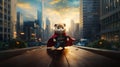 Super Mouse: A Tiny Superhero Ready to Save the Day Royalty Free Stock Photo