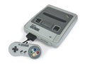 Super Nintendo game console Royalty Free Stock Photo