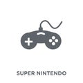 Super nintendo icon from Arcade collection. Royalty Free Stock Photo