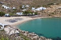 Super Paradise beach at Mykonos Royalty Free Stock Photo