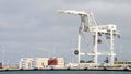 Super Post Panamax cranes at the Port of Oakland.