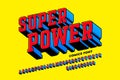 Super Power comics style font