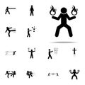 super power, fire icon. special human powerful icons universal set for web and mobile