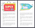 Super Price Best Sale Promo Stickers Bag Arrow Set