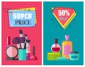 Super Price for Makeup Tools and Cosmetics Posters