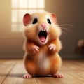 Super Realistic 3d Rendered Hamster Clipart - Animated Exuberance