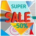 Super sale abstract background