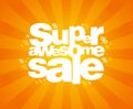 Super sale design template.