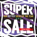Super Sale Hottest Deal Promotion Sale Banner