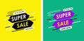 Super sale. up to 70% off sale, beautifull design. Vector illustration. Super Sale modern Banner design template