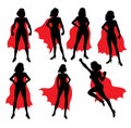 Super Secretary Activity Silhouettes, art vector design Royalty Free Stock Photo