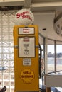 Super Shell Antique Gas Pump With Globe Royalty Free Stock Photo