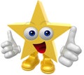 Super star 3d mascot figure Royalty Free Stock Photo