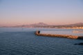 Super sunset in Rethymno, Crete, North Coast