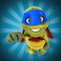 Super turtle Royalty Free Stock Photo