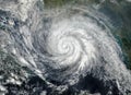 Super Typhoon, tropical storm, cyclone, hurricane, tornado, over ocean. Weather background. Typhoon, storm, windstorm, superstorm