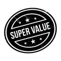 Super Value rubber stamp