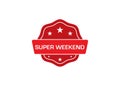 Super weekend stamp,super weekend rubber stamp,