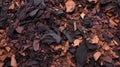 Eco-friendly Rubber Mulch With Red, Brown, And Purple Tones
