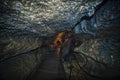 Super wide angle picture from Ialomieti cave in Bucegi mountains