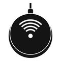 Super wireless charger icon, simple style