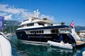 Super Yacht Moored in Dubva Harbour, Montenegro