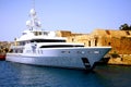 Super yacht, Valletta, Malta.
