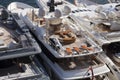 Super yachts in monaco Royalty Free Stock Photo