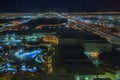 Superb aerial view of Mandaly Bay Casinos Royalty Free Stock Photo