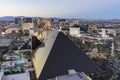 Superb aerial view of Strip, Las Vegas and Casinos Royalty Free Stock Photo