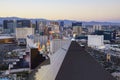 Superb aerial view of Strip, Las Vegas and Casinos Royalty Free Stock Photo