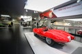 A superb Alfa Romeo 1900 C52 Disco Volante model on display at The Historical Museum Alfa Romeo Royalty Free Stock Photo