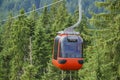 Superb scenery, view from cable car in Pilatus mountain Royalty Free Stock Photo