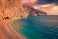 Superb summer view of Porto Katsiki Beach.