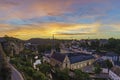 The superb view of the Grund, Luxembourg