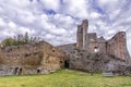 Superb view of the La Rocca Aldobrandesca of Sovana, Grosseto, Tuscany, Italy Royalty Free Stock Photo