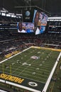 Superbowl XLV at Cowboys Stadium in Dallas, Texas Royalty Free Stock Photo