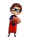 Superboy with Basket ball