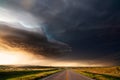 Supercell storm and severe weather