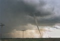 Violent tornado on the Great Plains Royalty Free Stock Photo