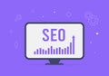 Supercharge website visibility with SEO - Search Engine Optimization concept. Unlock digital marketing strategy with keyhole and Royalty Free Stock Photo