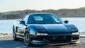 Luxury car on the road / Supercharged 1991 Black Acura NSX 5-Speed 3.0L V6 0047