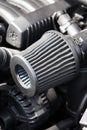 Supercharged car engine