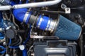 Supercharged car engine