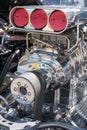 Classic car supercharger Royalty Free Stock Photo