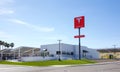 Supercharging station for Tesla cars in Kettleman City Royalty Free Stock Photo